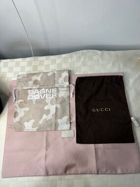 Dagne Dover, Radley London and Gucci Drawstring Dust Bag Bundle